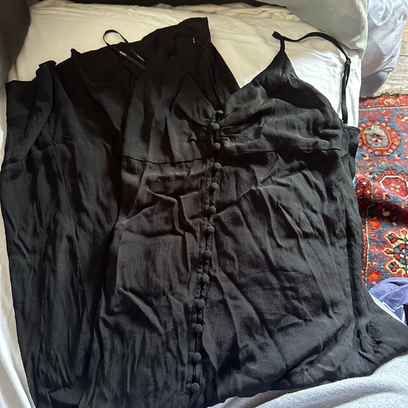 forever 21 midi dress with buttons classy - Picture 1 of 4